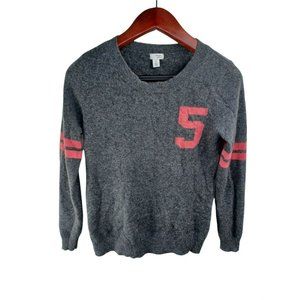 Halogen Cashmere Varsity Sweater